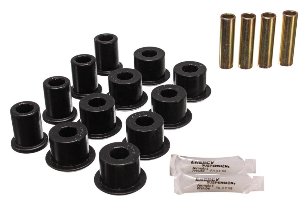 Energy Suspension Rear Leaf Spring Bushing Black for 1995-2004 Toyota Tacoma 4WD 8.2108G