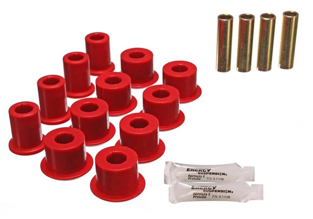 Energy Suspension Rear Leaf Spring Bushing Red for 1989-1995 Toyota Pickup 4WD 8.2108R