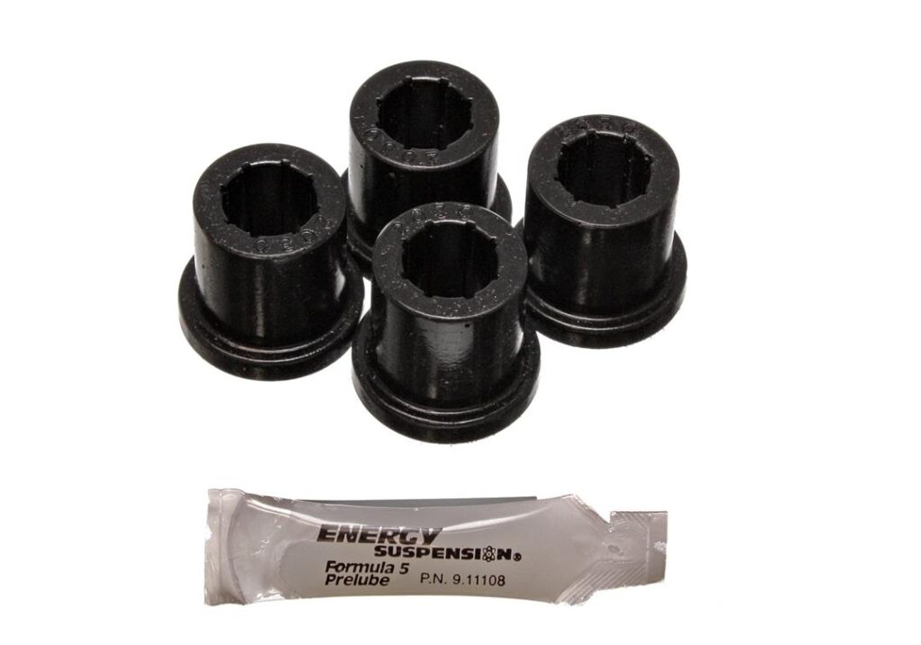 Energy Suspension Rear Leaf Spring Shackle Bushing Black for 1979-1988 Toyota Pickup 4WD 8.2109G