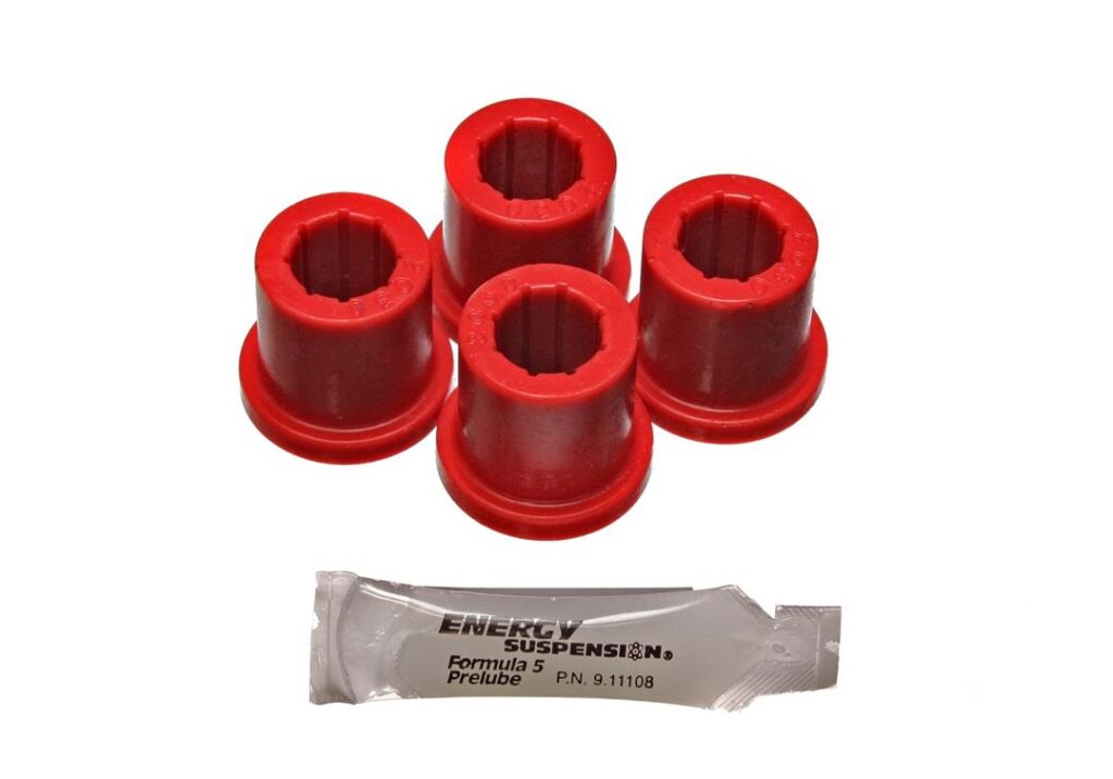 Energy Suspension Rear Leaf Spring Shackle Bushing Red for 1979-1988 Toyota Pickup 4WD 8.2109R