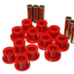 Energy Suspension Rear Leaf Spring Bushing Red for 2005-2015 Toyota Tacoma 8.2116R