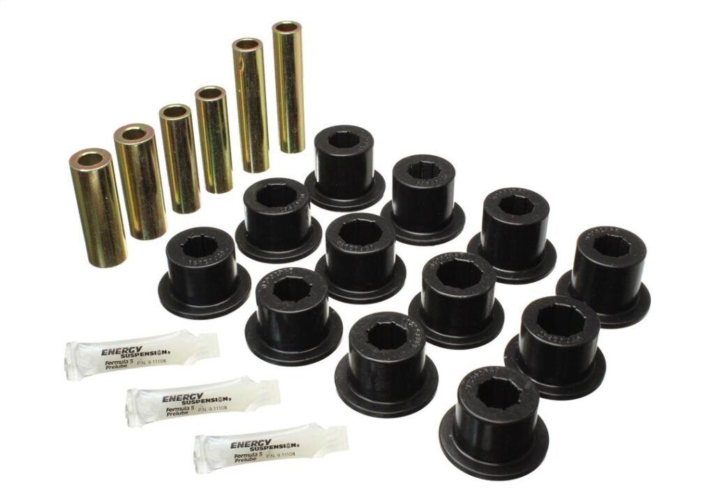 Energy Suspension Rear Leaf Spring Bushing Black for 2007-2021 Toyota Tundra 8.2117G