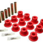 Energy Suspension Rear Leaf Spring Bushing Red for 2007-2021 Toyota Tundra 8.2117R