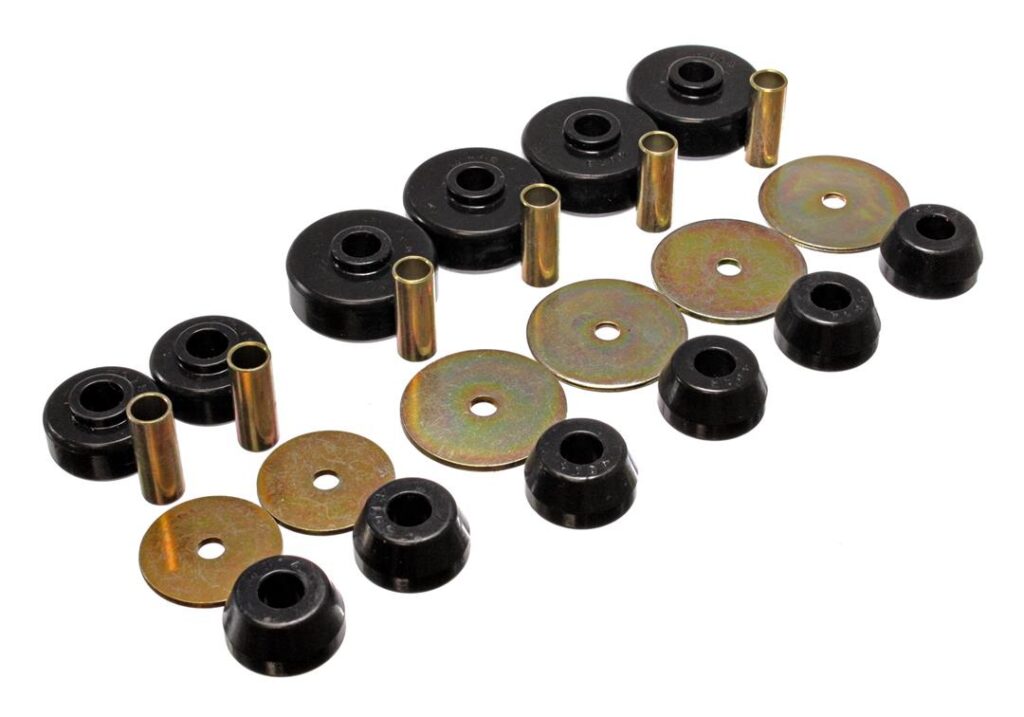 Energy Suspension Body Mount Bushings Black for 1979-1988 Toyota Pickup 4WD 8.4101G