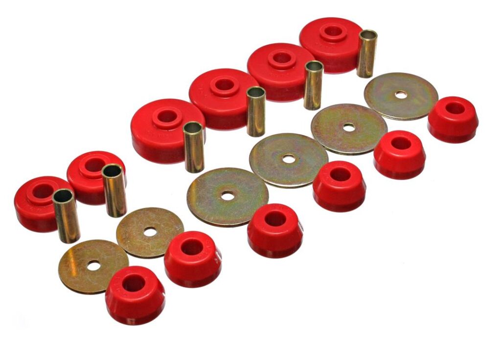 Energy Suspension Body Mount Bushings Red for 1979-1988 Toyota Pickup 4WD 8.4101R