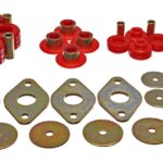 Energy Suspension Body Mount Bushings Red for 1995-2000 Toyota Tacoma 8.4103R