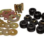 Energy Suspension Body Mount Bushings Black for 1993-1998 Toyota T100 8.4105G