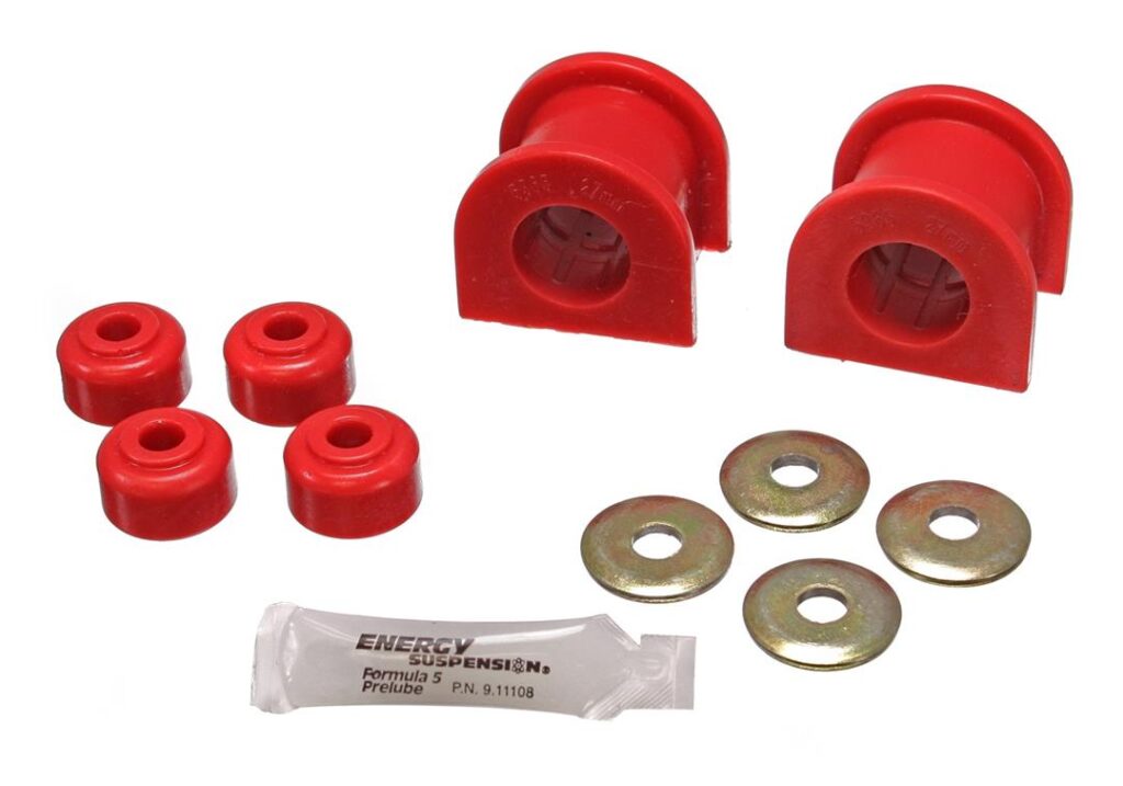 Energy Suspension Front Stabilizer Bar Mount Bushing Red for 1995-2000 Toyota Tacoma 8.5118R