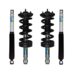 Bilstein 5100 0-2 Front Lift Assembled Coilovers and 0-2 Rear Lift Shocks for 2016-2022 Nissan Titan XD 5.0L