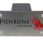 Hitch Cover For 2 Inch Hitch Black Powdercoated Steel Fishbone Offroad - FB32096