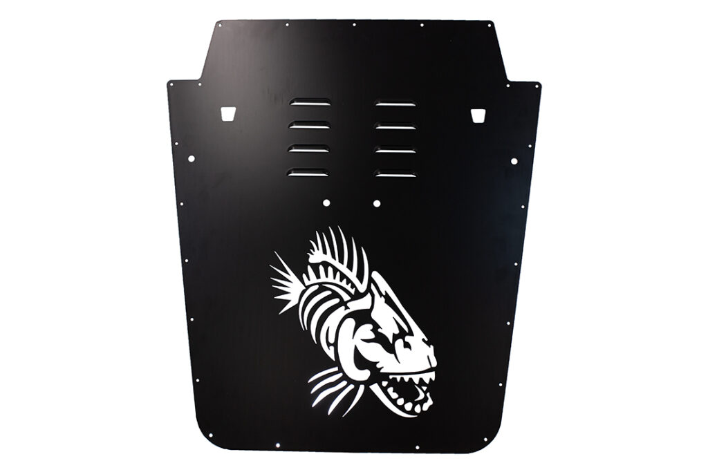 Jeep JK Hood Louver 07-12 Wranger JK Black Fishbone Offroad - FB31133