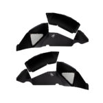 Jeep JL Inner Fenders For 18-Current Wrangler JL Rear Pair Aluminum Black Powdercoat Fishbone Offroad - FB33130R