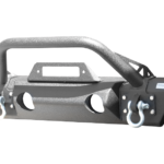 Jeep JL/Gladiator Front Winch Bumper for 18-Pres Wrangler JL/Gladiator Black Powdercoat Fishbone Offroad - FB22178