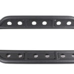 Jeep Wrangler Side Steps 07-18 Wrangler JK 2 Door Steel Black Textured Powdercoat Fishbone Offroad - FB23071