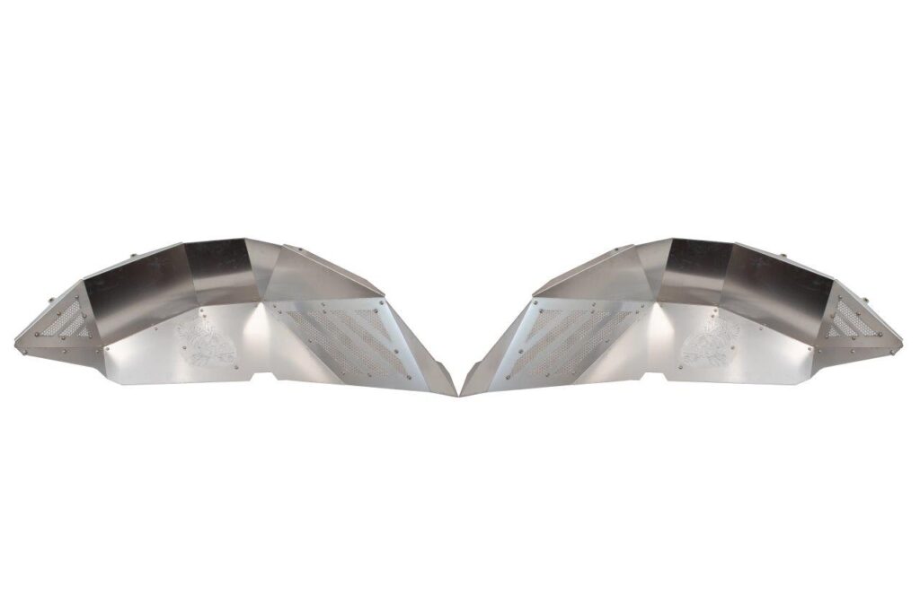 Wrangler Rear Inner Fenders For 18-Up Wrangler Raw Fishbone - FB33192R