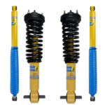 Bilstein 4600 Front Assembled Coilovers with OE Replacement Coils and Rear Shocks for 2014 Ford F-150