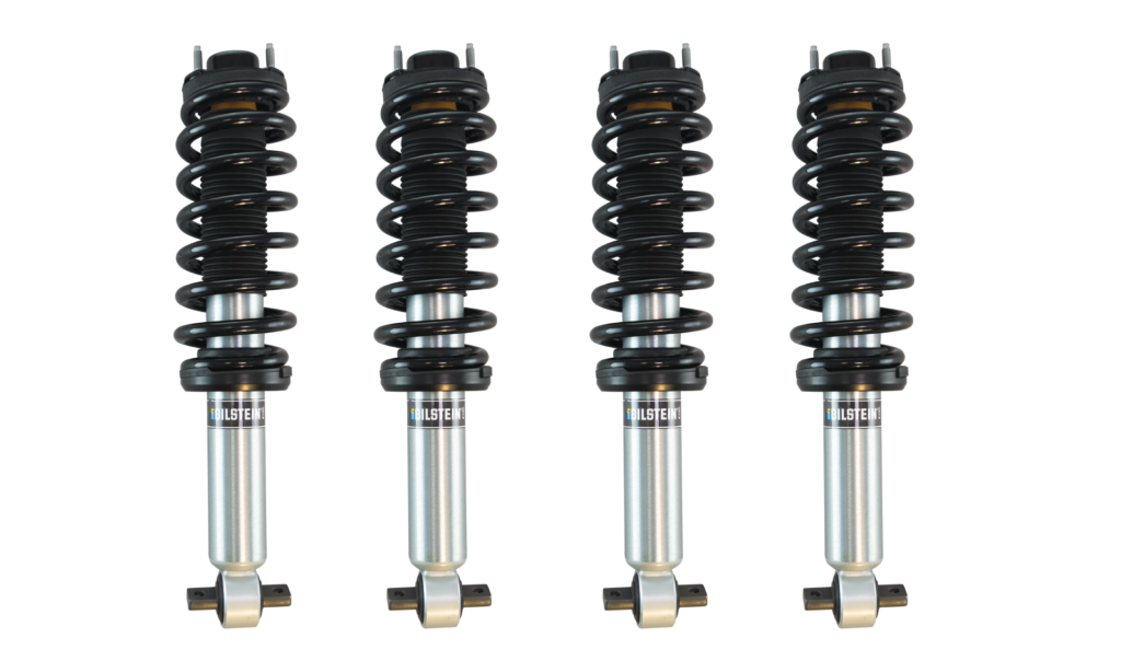 Bilstein 6112 0.8-2.8 Front and 0.3-1.7 Rear Lift Assembled Coilovers for 2021-2023 Ford Bronco