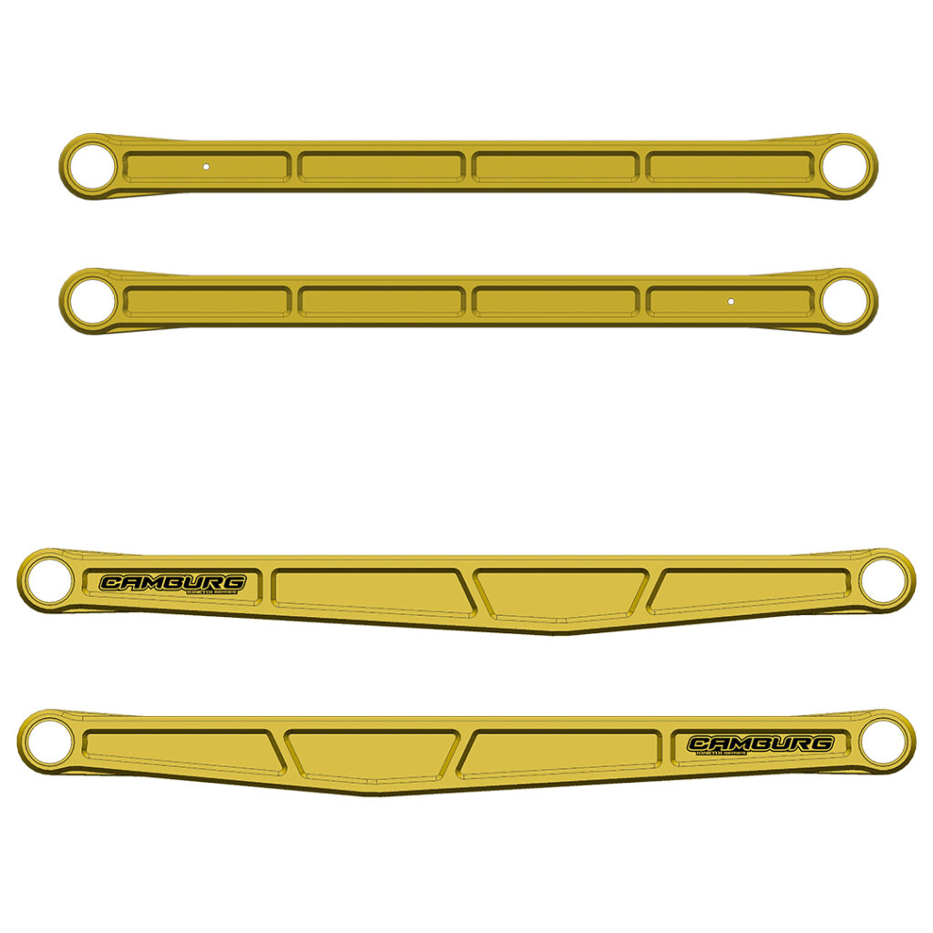 Camburg Ford Raptor 21-23 KINETIK Series Rear Trailing Arm Kit (GOLD)