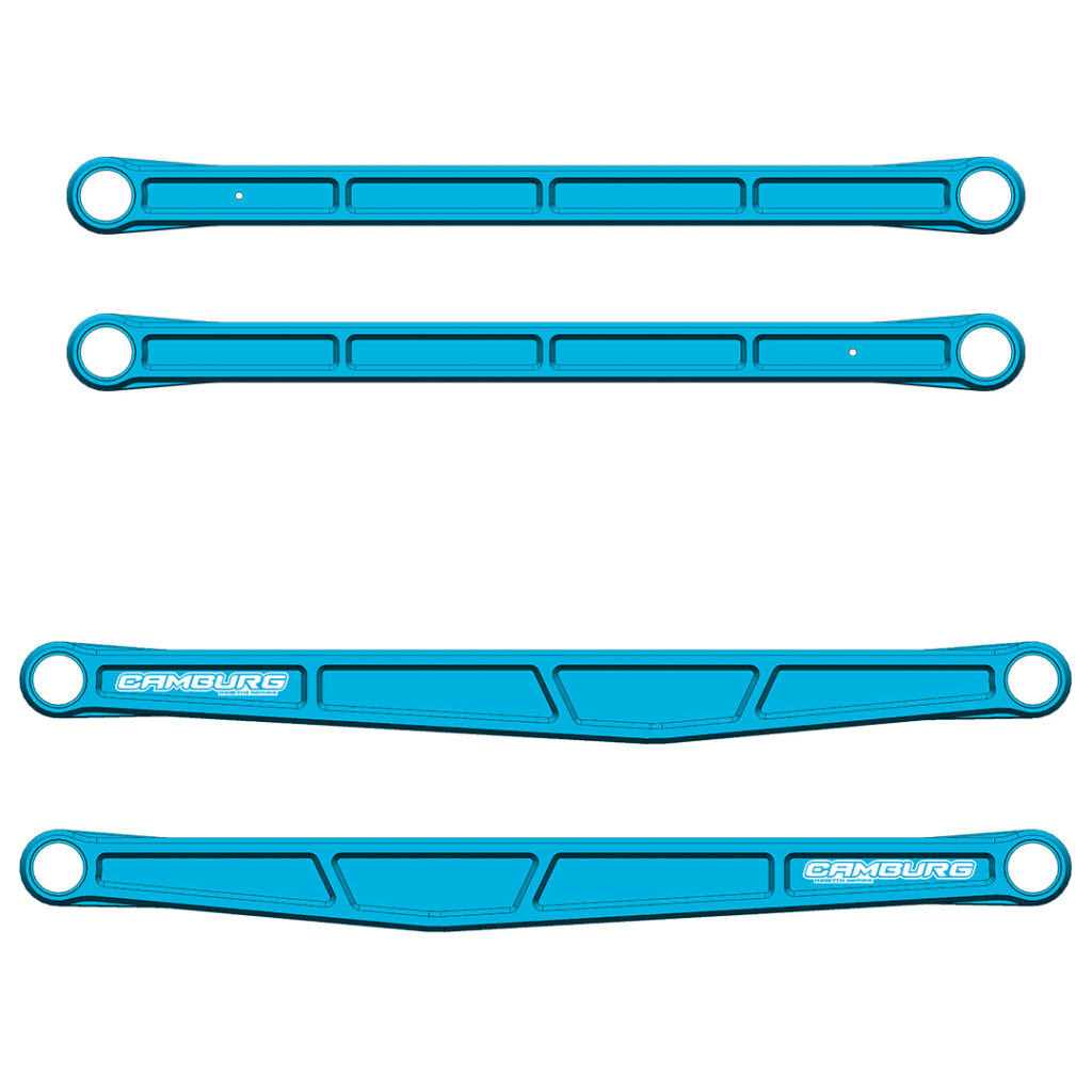 Camburg Ford Raptor 21-23 KINETIK Series Rear Trailing Arm Kit (King Blue)