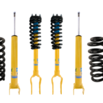 Bilstein 4600 Front OE Replacement Coilovers with OE Coils-Rear Shocks and Moog Coils for 2010-2015 Dodge Durango