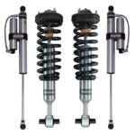 Bilstein 6112 0-2.5 Front Assembled Coilovers with B8 5160 0-2 Rear Lift Shocks for 2021-2023 Ford F-150 4WD 3.5L or 2.7L