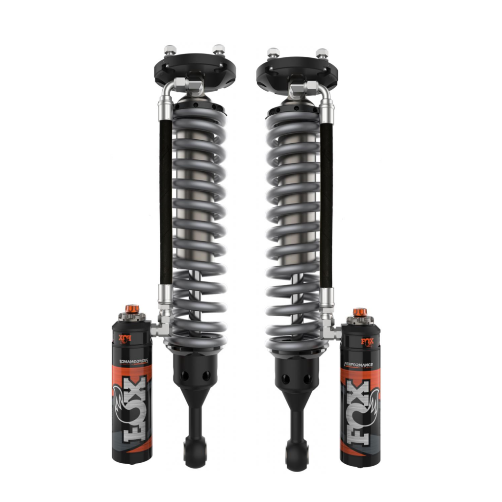 Fox 2.5 Perf Elite Series 1-2 Front Lift Reservoir Adjustable Coilovers for 2007-2021 Toyota Tundra 2WD-4WD