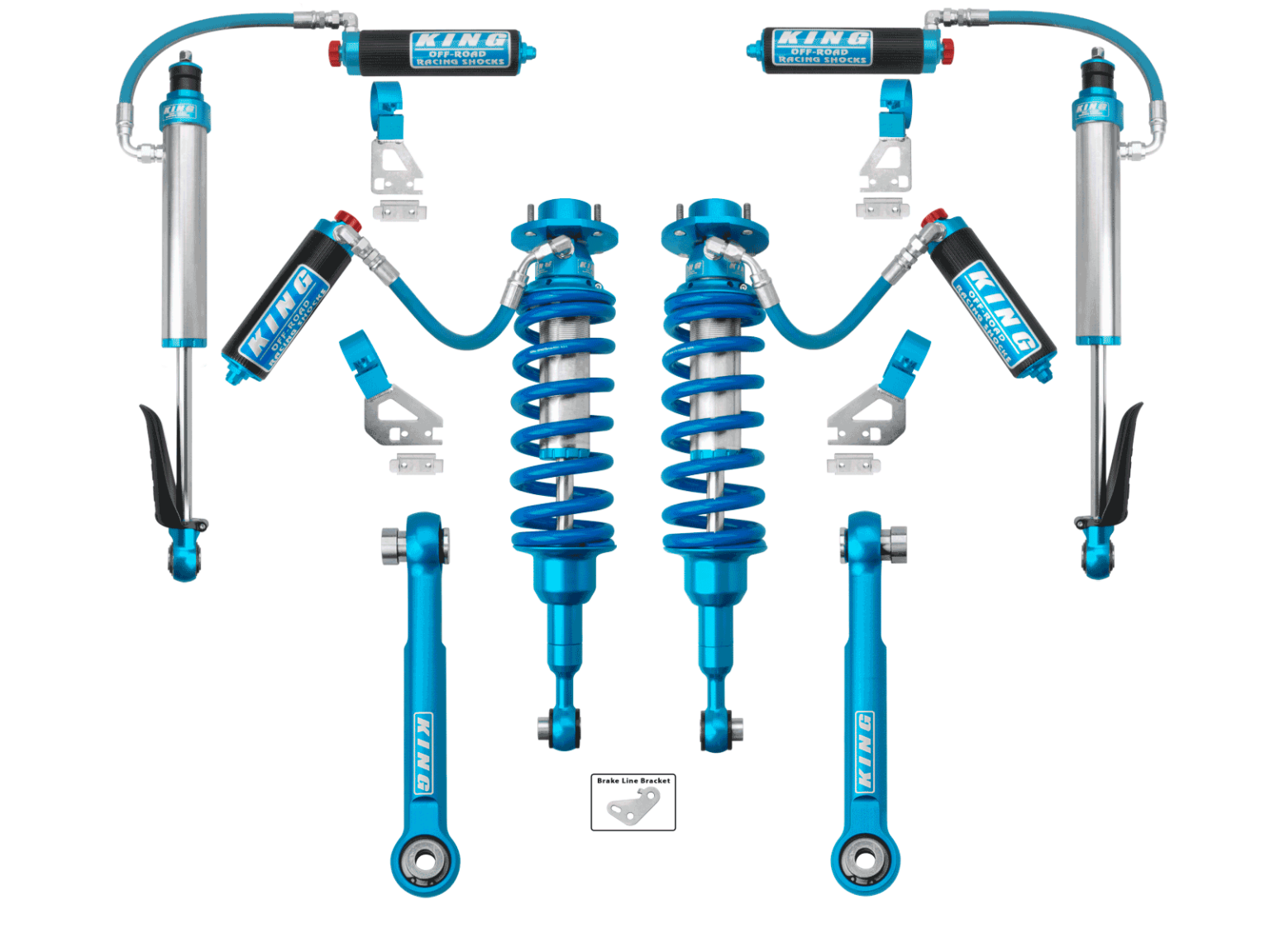 King 2.5 Body 2" Lift Performance Suspension Kit for 20242025 Toyota