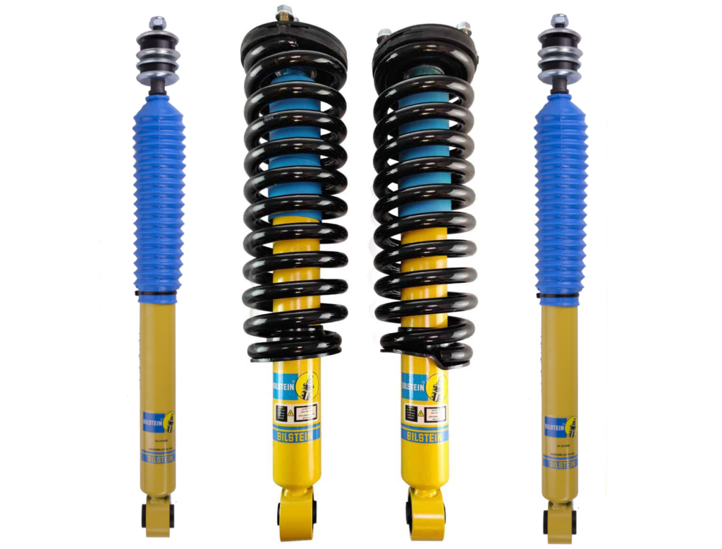 Bilstein 4600 Front Assembled Coilovers with OE Replacement Coils and Rear Shocks for 2001-2007 Toyota Sequoia