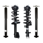 Bilstein B4 Assembled Front Coilovers with B4 OE Replacement Rear Shocks for 2009-2015 Honda Pilot