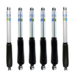 Bilstein 5100 2-2.5 Quad Front and 0-1 Rear Lift Shocks for 1999-2004 Ford F-250-F-350 Super Duty 4WD