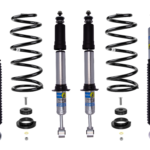 Bilstein 5100 Height Adjustable 0-2.5 Front-0-2 Rear Lift Shocks with OME 2895-2896 Coils and Icon Rear Coil Conversion Kit for 2003-2009 Lexus GX470