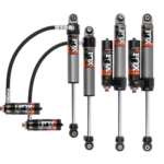 Fox Performance Elite Series 4.5-6 Front-Rear Lift Shocks for 2018-2024 Jeep Wrangler JL 2WD-4WD 2.5 Reservoir Compression Adjustable