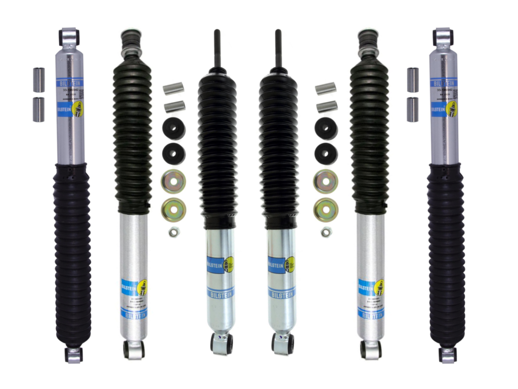 Bilstein 5100 0-4 Quad Front Lift Shocks with 2-4 Rear Lift Shocks for 1966-1977 Ford Bronco 4WD