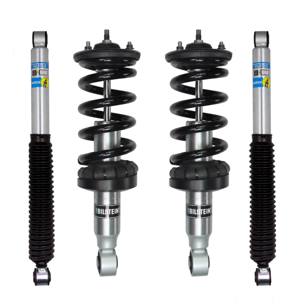 Bilstein B8 6100 Assembled Front 0-2.2 Lift Coilovers and 0-1 Rear Lift Shocks for 2017-2024 Nissan Titan