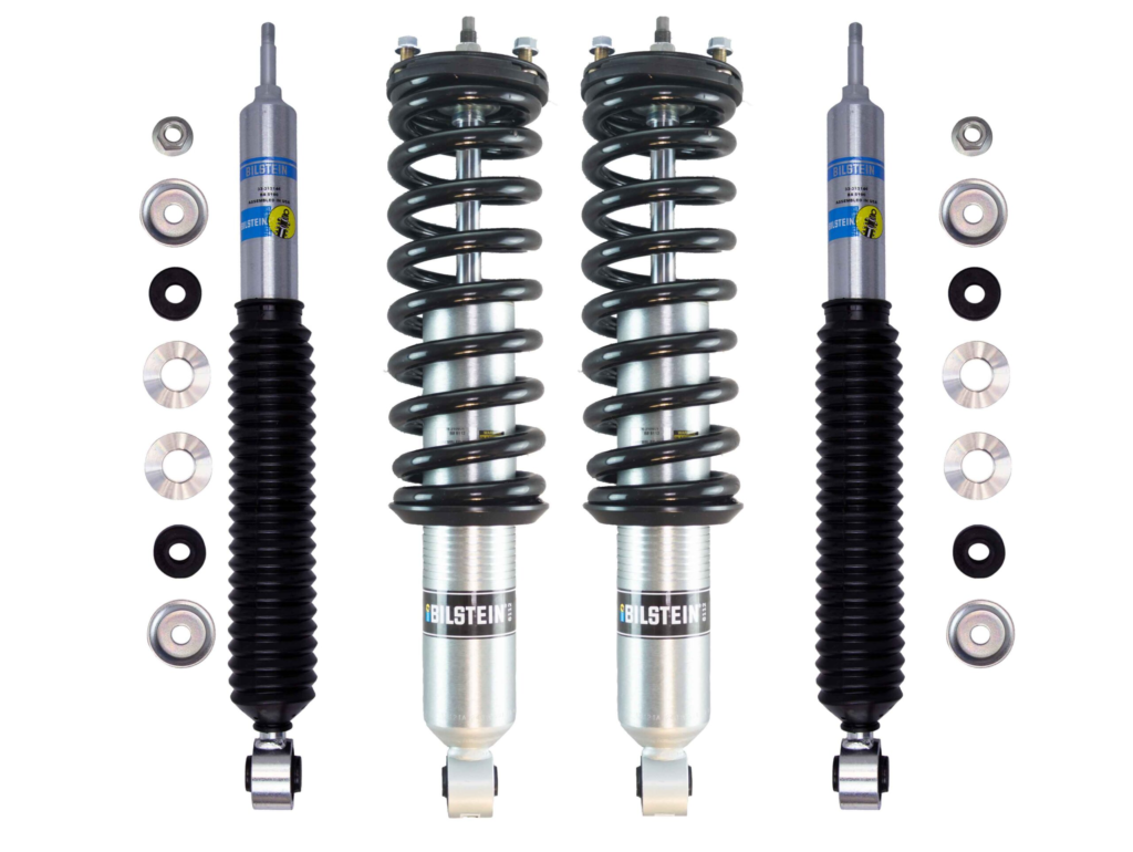 Bilstein 6112 Assembled 1.9-3.4 Front Coilovers with Rear 5100 Shocks for 2007-2009 Toyota FJ Cruiser 4WD