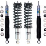 Bilstein 6112 Assembled 1.9-3.4 Front Coilovers with Rear 5100 Shocks for 2007-2009 Toyota FJ Cruiser 4WD