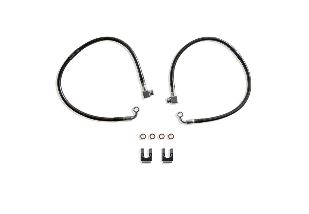 MaxTrac Extended Front Brake Lines for 2019-2024 RAM 1500 6-Lug 2WD-512700