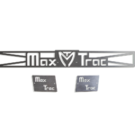 MaxTrac Aluminum Logo Plates for Subframe Lift Kits for 2007-2018 Silverado/Sierra 1500 2WD/4WD-941370-LOGO-SM