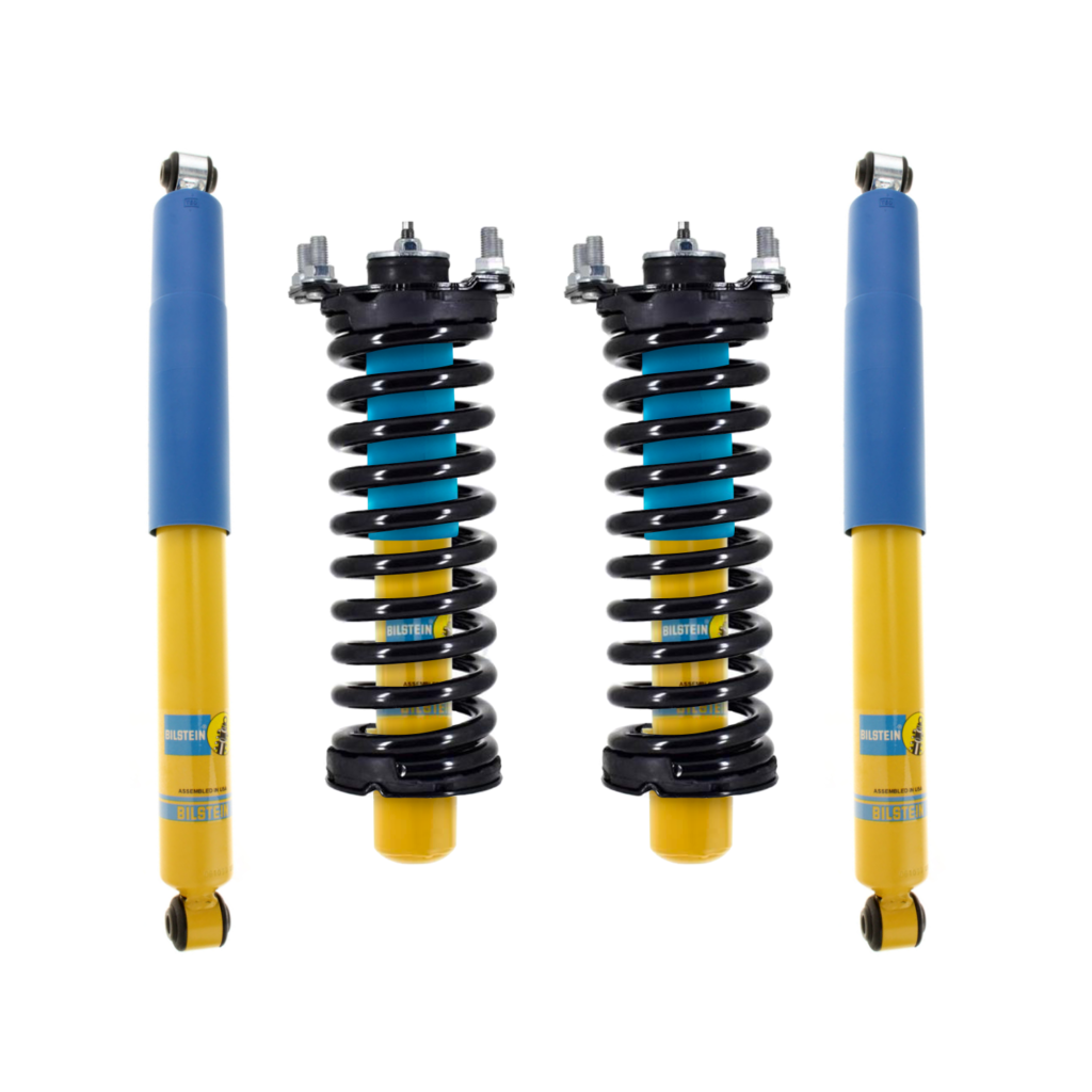 Bilstein 4600 Assembled Front Coilovers and Rear Shocks for 02-12 Jeep Liberty