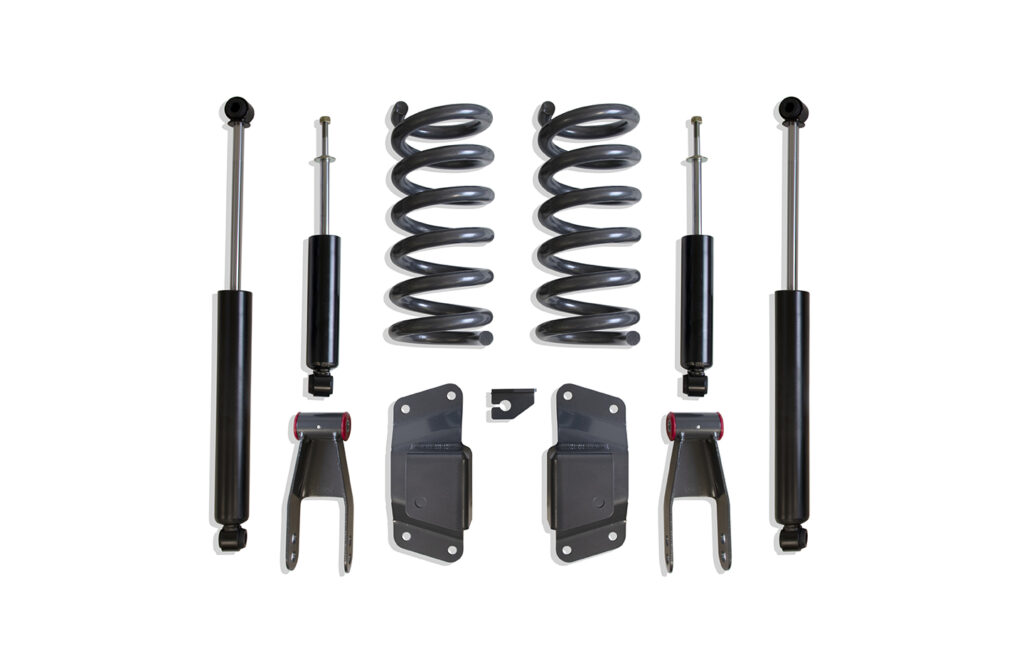 MaxTrac 2"/4" Lowering Kit with Coils for V8 Models for 1988-1998 Silverado/Sierra 1500-K330524-8