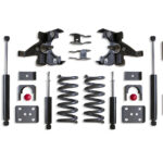 MaxTrac 4"/6" Lowering Kit with HD Rotors for V6 Models for 1988-1998 Silverado/Sierra 1500 2WD-K330546H-6