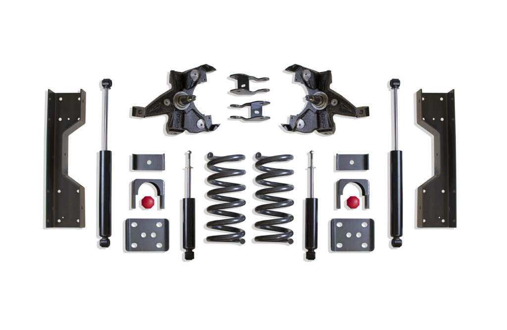 MaxTrac 4"/6" Lowering Kit with LD Rotors for V6 Models for 1988-1998 Silverado/Sierra 1500 2WD-K330546L-6