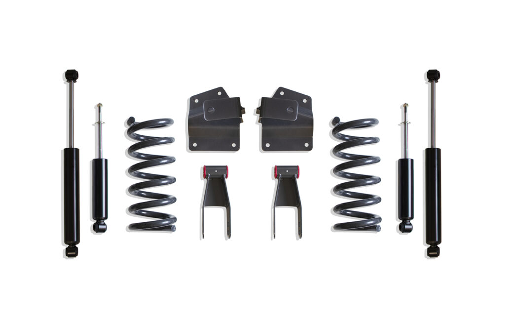 MaxTrac 2"/4" Lowering Kit with Coils for V6 Models for 1999-2006 Silverado/Sierra 1500 2WD-K330924-6