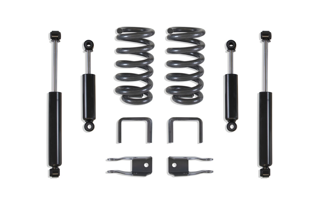 MaxTrac 3"/5" Lowering Kit with Front Coils Only for 1973-1987 C10-K331135