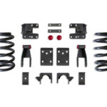 MaxTrac 2"/4" Lowering Kit with Coils for Ext/Crew Cab for 2007-2013 Silverado/Sierra 1500-K331324-8