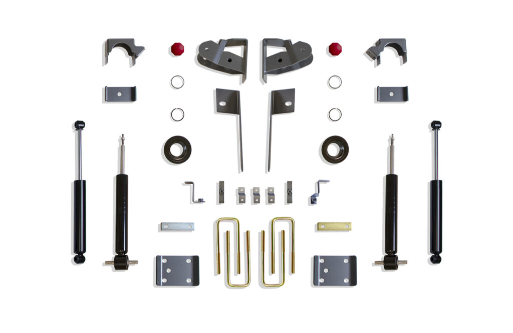 MaxTrac 3"/5" Lowering Kit with Struts for 2019-2024 Silverado/Sierra 1500 2WD/4WD-K331935S