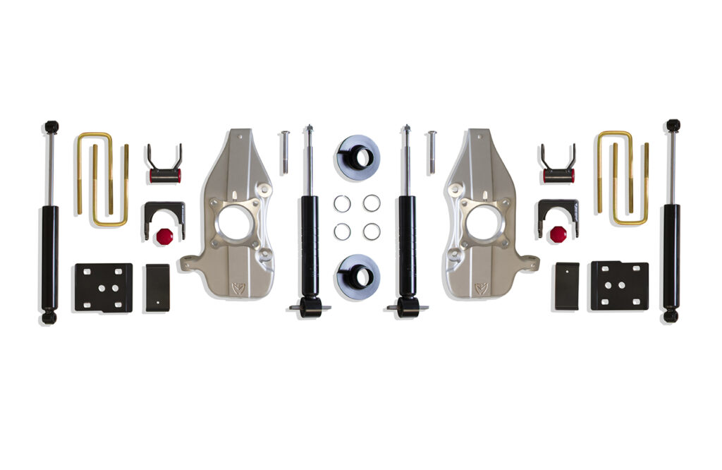 MaxTrac 3"/5" Lowering Kit with Spindles/Struts for 2015-2020 F-150 2WD/4WD-KC333235S