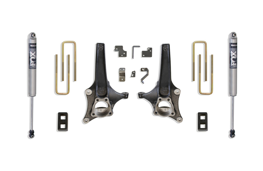 MaxTrac 3.5" Lift Kit with Fox Shocks for 2019-2024 Silverado/Sierra 1500 2WD-K881932F