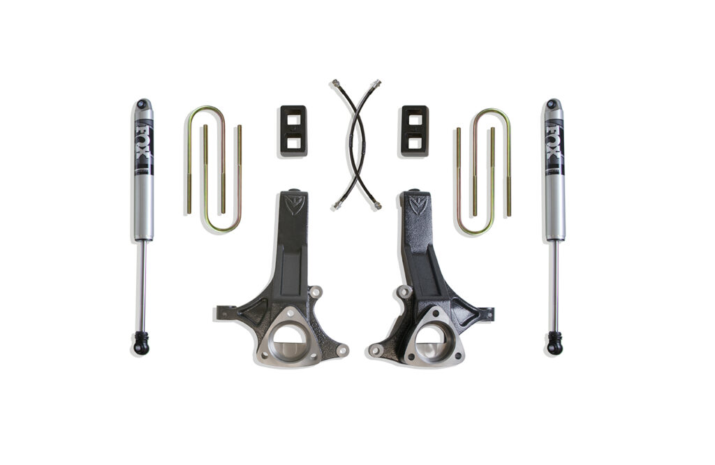 MaxTrac 4.5" Lift Kit with Fox Shocks for 2002-2008 RAM 1500 2WD-K882145F