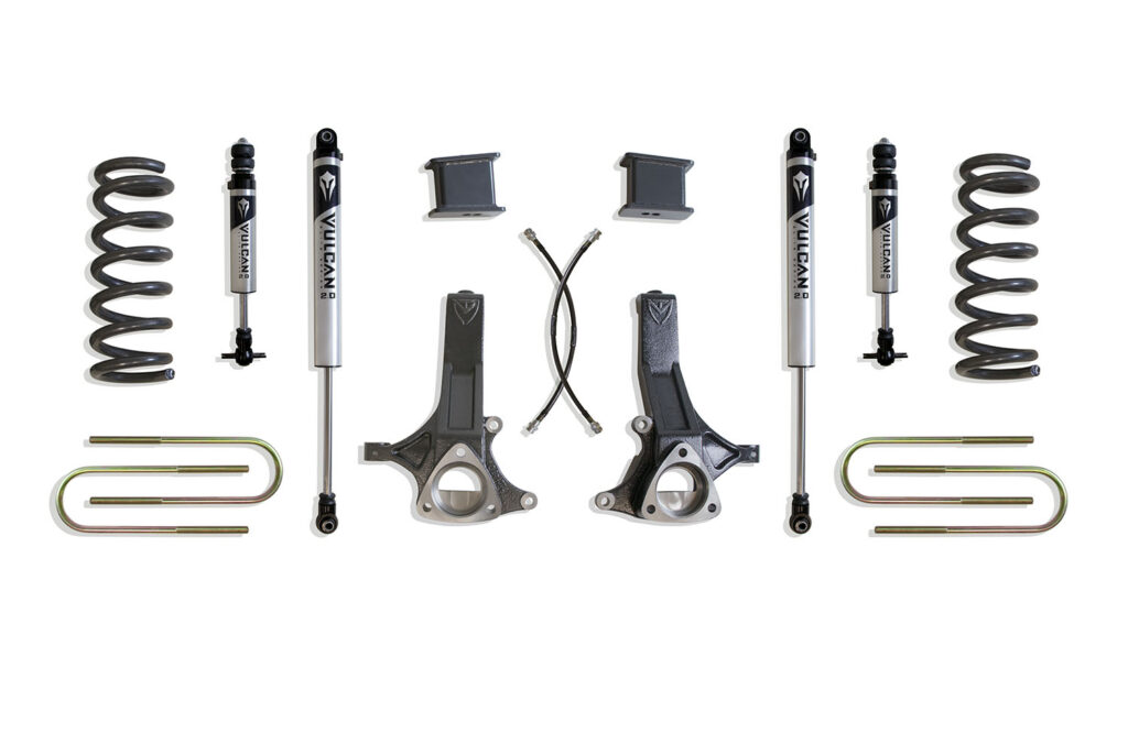 MaxTrac 7" Lift Kit with Vulcan Series IFP Shocks for 2002-2008 RAM 1500 5-Lug 2WD 5.7L-K882171V